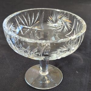 Pinwheel Crystal Cut Glass Bowl